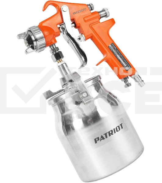 Краскораспылитель Patriot HVLP 1.8B 100л/мин соп.:1.8мм бак:1л