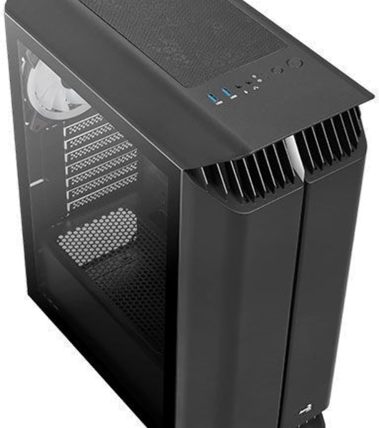Компьютерный корпус Aerocool/Formula Gladiator Duo-G-BK-v1 черный без БП ATX 3x120мм 2xUSB3.0 audio bott PSU
