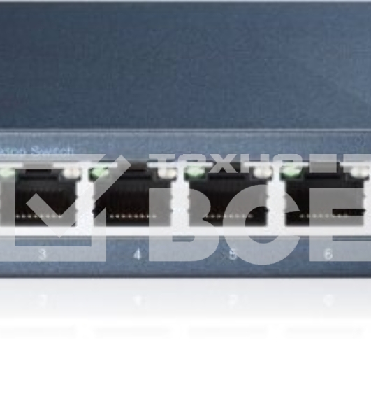 Коммутатор TP-Link SMB TL-SG108 8-port Desktop Gigabit Switch, 8 10/100/1000M RJ45 ports,metal case