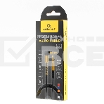 Кабель Cablexpert аудио 90˚ спиральный  CCAB-02-35MMLC-1.8MO. 3.5 Jack (M)/3.5 Jack (M), оранжевый, 1.8м, блистер, фото 1