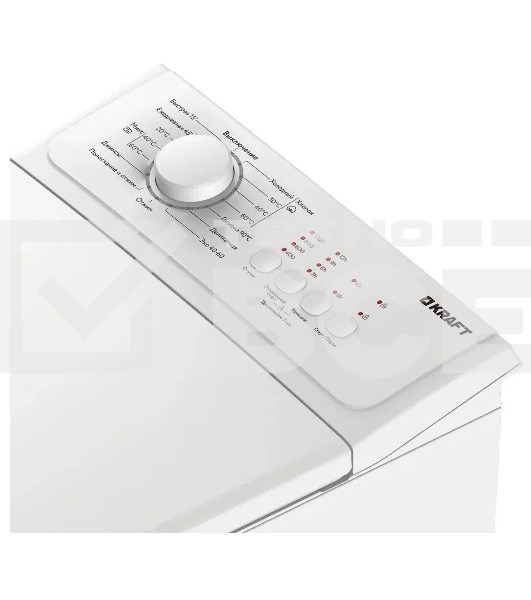 Стиральная машина Kraft KF-UME7202W белый, загрузка вертикальная 7 кг, 1000 об/мин., класс: А+++