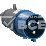 Вилка эл. каб. 32А 2P+PE 220В IP44 ССИ-023 ИЭК PSR01-032-3, фото2