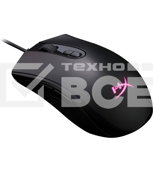 Мышь проводная HyperX Pulsfire Core черный, 6200 dpi, USB, кнопки - 7