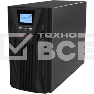 Источник бесперебойного питания Онлайн ИБП 3кВ.А 8х7А.ч Schuko (4) DKC SMALLT3A10S