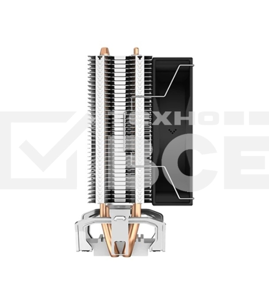 Кулер для процессора DEEPCOOL AG200 черный, 92 мм, алюминий/медь, 3050 об/мин, 30.5 дБ, 4 pin, 100 Вт, 133 мм