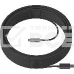 Кабель LOGITECH STRONG USB 3.1 CABLE - GRAPHITE - USB - WW - 25M AOC CABLE, фото2