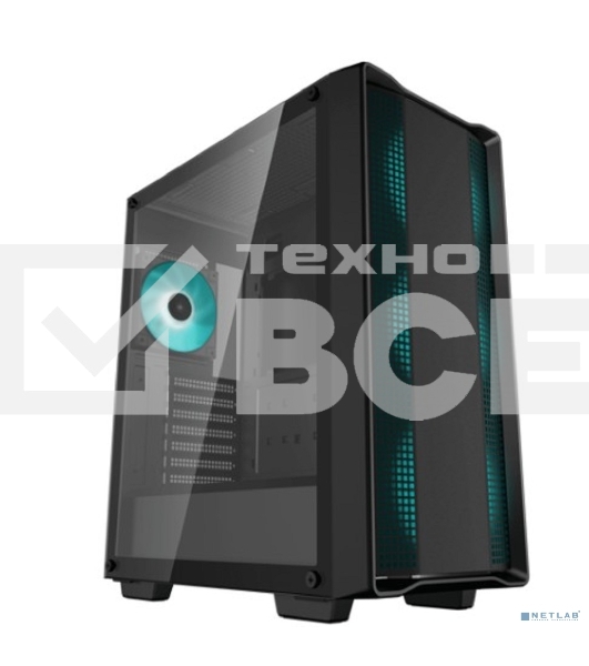 Компьютерный корпус Deepcool CC560 V2 черный без БП ATX 4x120mm 1xUSB2.0 1xUSB3.0 audio bott PSU
