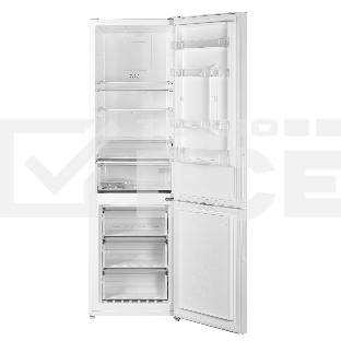 Холодильник Maunfeld MFF200NFW10 Inverter белый двухкамерный 271/106л морозилка снизу, No Frost