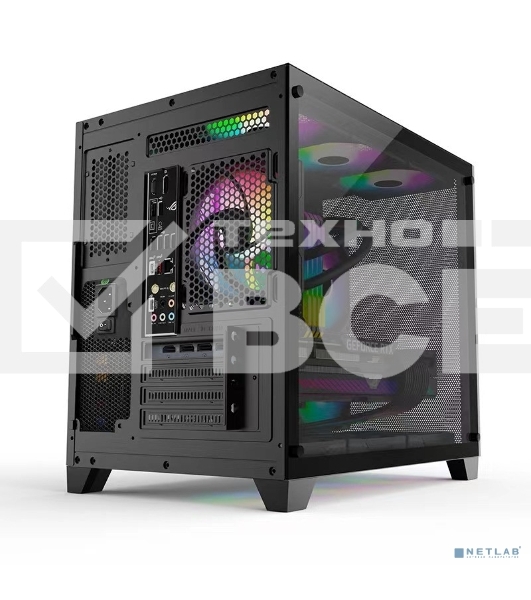 Компьютерный корпус AeroCool / Formula Crystal Z5 черный без БП mATX 1x120mm 2xUSB2.0 1xUSB3.0 audio bott PSU