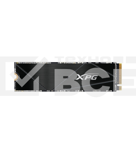 Накопитель SSD ADATA XPG GAMMIX S50 CORE, 500Gb, PCIe 4.0 x4, M.2 2280, NVMe, R/W 3500/2200, с радиатором