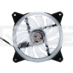 Вентилятор для корпуса Gembird D12025S12L-W черный, 120 мм, 1200 об/мин, 20.5 дБ, 3 pin, фото4