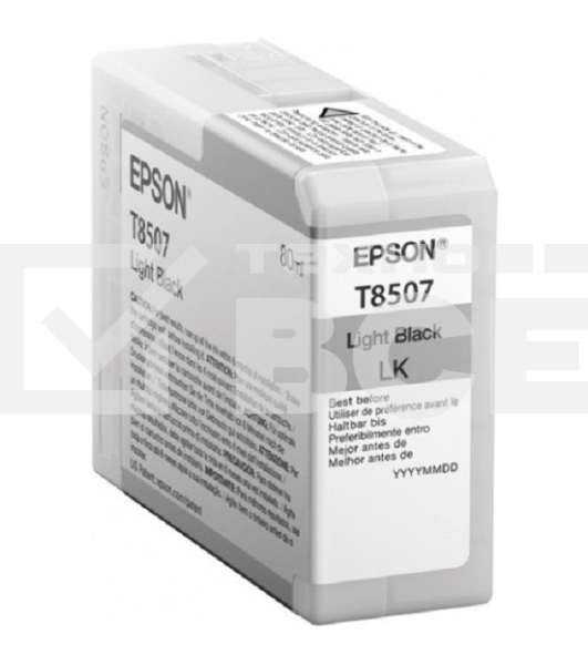 Картридж струйный EPSON T8507 серый (80 мл) для SureColor SC-P800