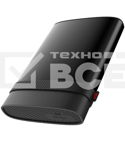 Внешний HDD 2.5' Silicon Power Armor A85B, 2TB, USB 3.2 Gen 1 Type-A, 5400 rpm, черный