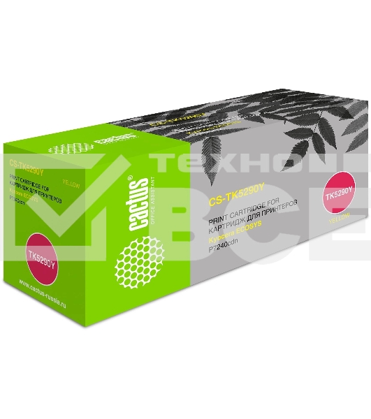 Картридж лазерный Cactus CS-TK5290Y желтый (13000 стр.) для Kyocera ECOSYS P7240cdn