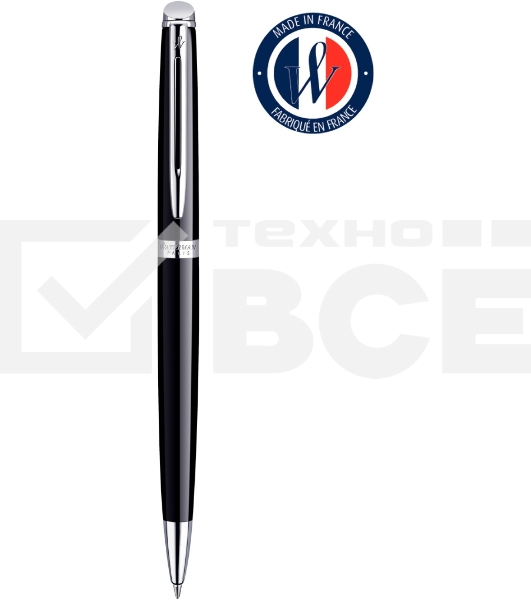 Ручка шариковая Waterman Hemisphere (CWS0920570) Mars Black CT M син. черн. подар.кор.