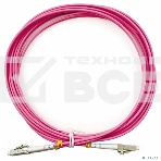 Шнур оптический Cabeus FOP-50-OM4-LC-LC-3m duplex LC-LC 50/125 мм OM4 3м LSZH, фото 1