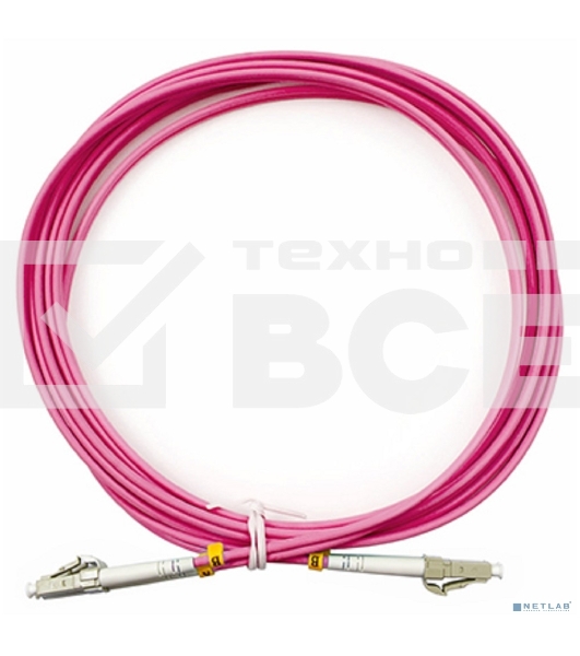 Шнур оптический Cabeus FOP-50-OM4-LC-LC-3m duplex LC-LC 50/125 мм OM4 3м LSZH