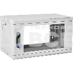 Шкаф коммутационный ЦМО (ШРН-6.500) напольный 6U 600x500мм пер.дв.стекл 200кг серый 470мм 180град., фото5