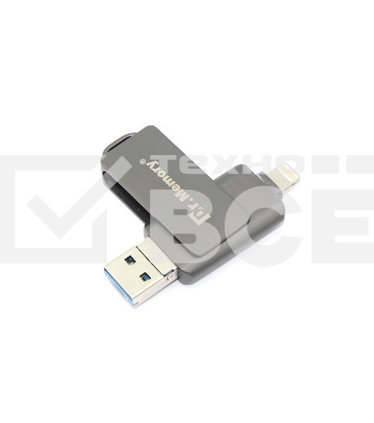 Флешка USB Dr. Memory 051 32Гб, USB 3.0, черный
