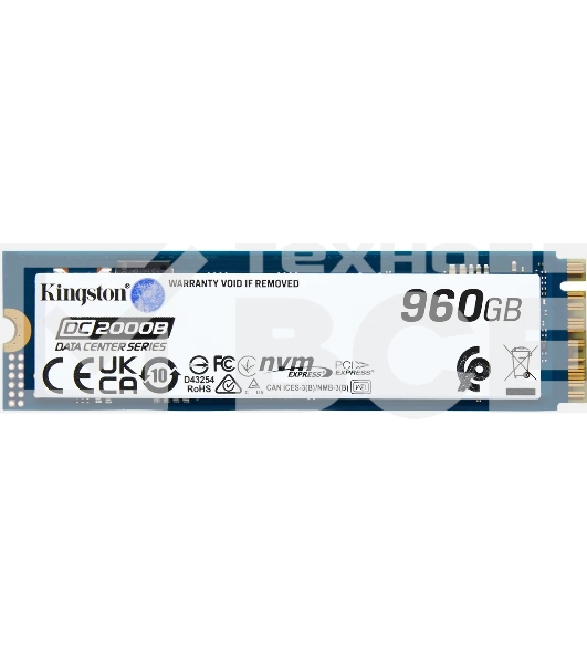 Накопитель SSD Kingston PCIe 4.0 x4 960GB SEDC2000BM8/960G DC2000B M.2 2280 0.4 DWPD