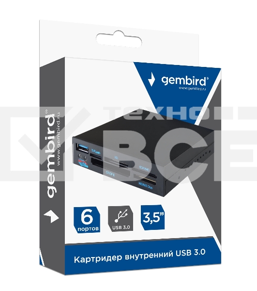 Картридер внутренний USB3.0 3.5