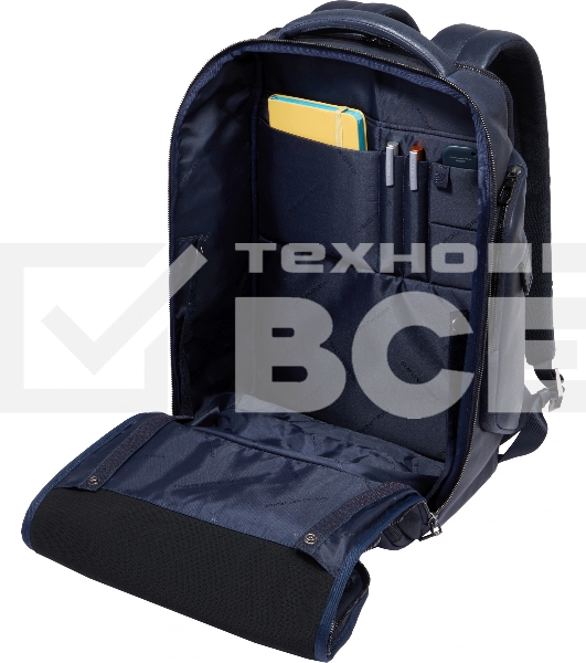Рюкзак мужской Piquadro Cronus CA6689S134/BLU синий кожа