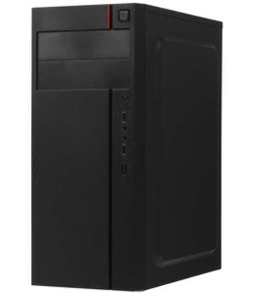 Компьютерный корпус Miditower ExeGate AA-440-AA400 (ATX, AA400 8 см, 2*USB, аудио)