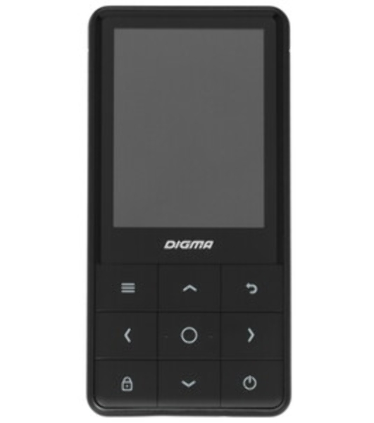 Плеер Hi-Fi Flash Digma Y4 BT 16Gb черный/2.4'/FM/microSDHC