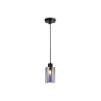 Светильник Ambrella light TR3695 BK/SM черный/дымчатый E27 max 40W D100*1000, фото 1
