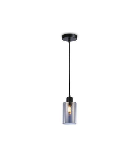 Светильник Ambrella light TR3695 BK/SM черный/дымчатый E27 max 40W D100*1000