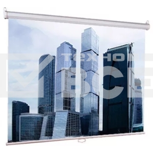 Настенный экран Lumien Eco Picture 115х180см (рабочая область 109х174 см) Matte White восьмигранный корпус, возможность потолочн./настенного крепления, уровень в комплекте, 16:10 (треугольная упаковка)