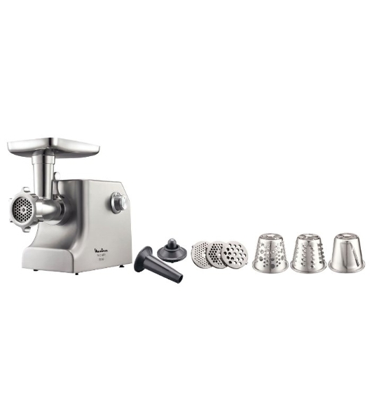 Мясорубка Moulinex ME858D32 2100Вт серебристый