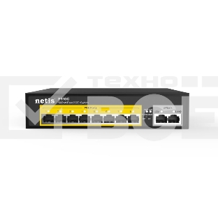 Коммутатор Netis P110C 10-портовый PoE+ коммутатор Fast Ethernet / 8*PoE+ 2 порта 802.3af / 802.3at