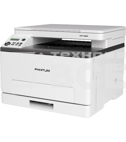 МФУ лазерный Pantum CM1100DN, A4, цветной, печ. до 18 стр/мин., скан. до 18 стр/мин., 600 x 1200 dpi (печать) 300x300dpi (скан.), USB, RJ-45