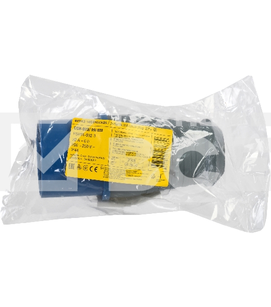 Вилка эл. каб. 32А 2P+PE 220В IP44 ССИ-023 ИЭК PSR01-032-3