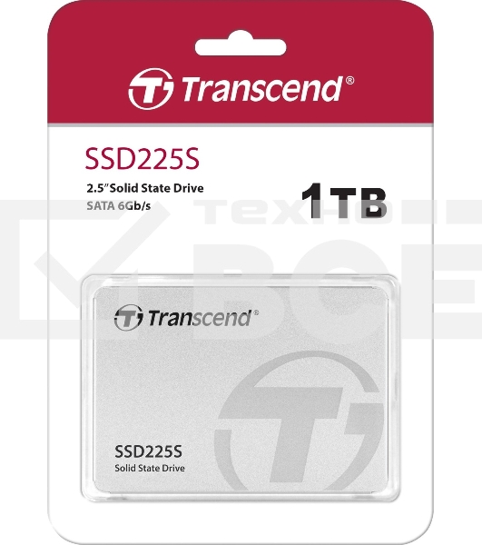 Накопитель SSD Transcend 225S, 1Tb, 2.5', SATA III, R/W 550/500