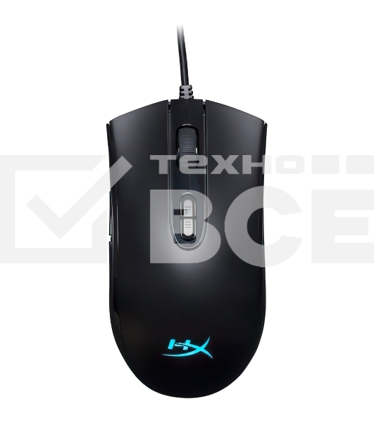 Мышь проводная HyperX Pulsfire Core черный, 6200 dpi, USB, кнопки - 7