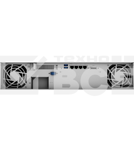 Сетевое хранилище Synology Rack 2U, QC2.2GHzCPU/4GbDDR4(upto32)/RAID0,1,5,6,10/upto 8 hot plug HDDs SATA(3,5'or2,5')(upto 12 with RX418)/2xUSB3.2/1eSATA/iSCSI/4xGbE(+1Expslot)/2xIPcam(upto 40)/2xPS/norail