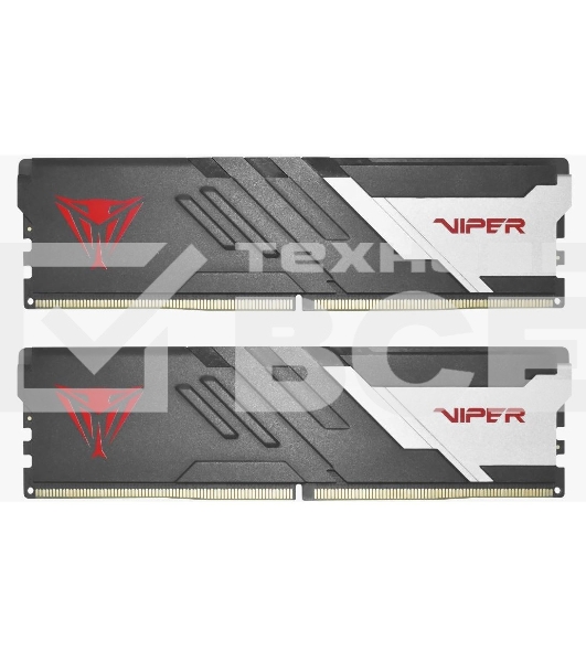 Оперативная память Patriot Viper Venom, DDR5, 32GB (2x16GB), 6800MHz, CL34, с радиатором, черный