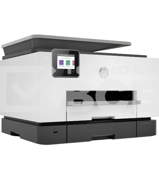 МФУ струйный HP Officejet Pro 9023 AiO (1MR70B), A4, цветной, до 24 стр/мин. (ч/б) до 20 стр/мин. (цвет), скан. до 15 стр/мин. (ч/б) 8 стр/мин. (цвет), 1200x1200dpi, USB, RJ-45, Wi-Fi, Air Print
