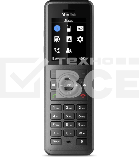 Телефон SIP Yealink W77P черный