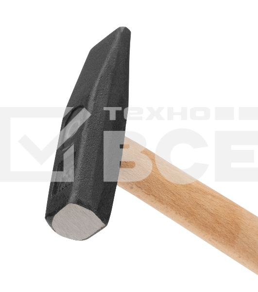 Молоток Сибртех 10211 слесарный, 200 г, квадратный боек, деревянная рукоятка