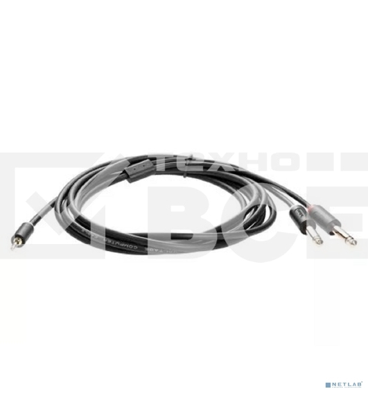 Кабель-адаптер 3.5ST(M)/2X6.35 ST(M), 3м, Telecom PRO <TAV6168-3M>