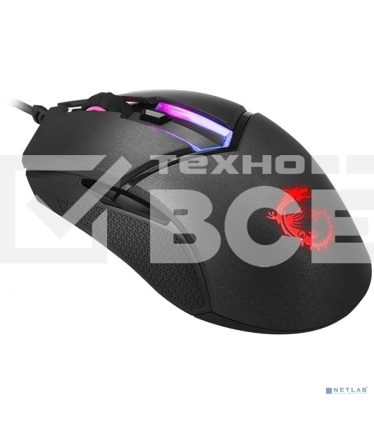 Мышь проводная MSI Clutch GM30 черный, 6200 dpi, USB, кнопки - 6