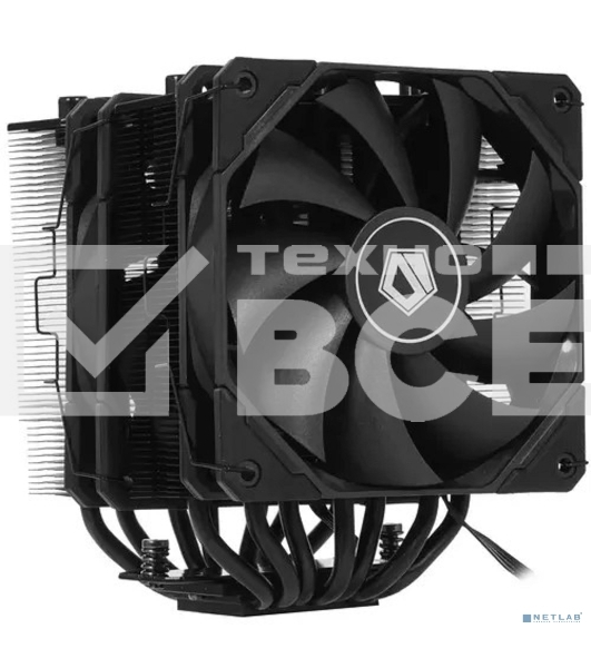 Кулер ID-COOLING SE-207-XT ADVANCED черный 120мм алюминий+медь 1800rpm 35db 4-pin 280W 154мм