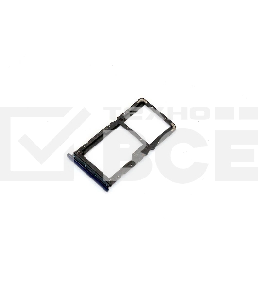 Лоток для SIM-карты Xiaomi Redmi Note 7 синий