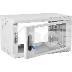 Шкаф коммутационный ЦМО (ШРН-6.500) напольный 6U 600x500мм пер.дв.стекл 200кг серый 470мм 180град., фото6
