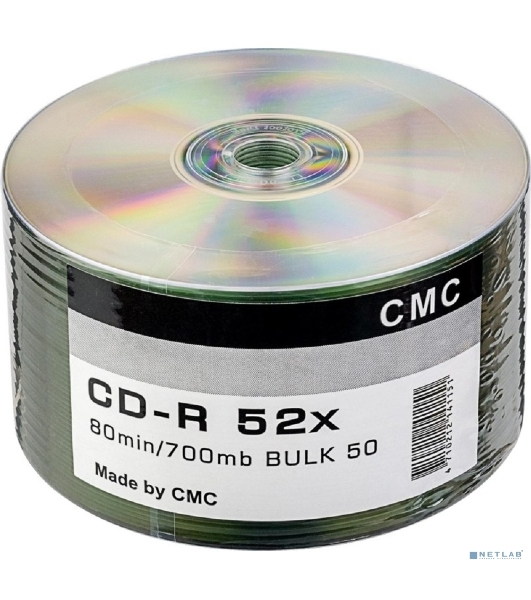 Диски CMC CD-R 80 52x Bulk/50 (141151)