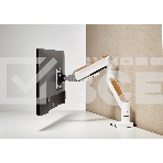 Кронштейн для мониторов Ultramounts UM732W белый/коричневый 17'-32' макс.8кг крепление к столешнице поворот и наклон, фото21