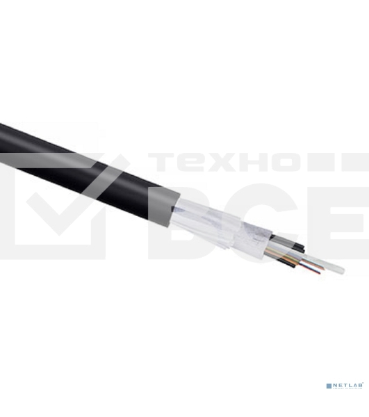 Кабель волоконно-оптический Cabeus SEG-9-01x08-D-J-PE-OUT 9/125 одномодовый, 8 волокон, loose tube, подвесной, для внешней прокладки (-60C ~ +70), PE, черный 500м